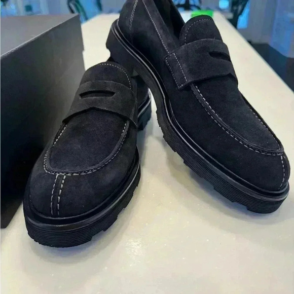 Good Man Brand Black Suede Loafers - Picture 11 of 12